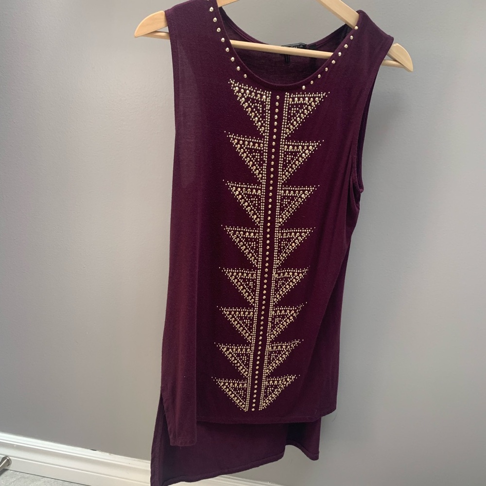 Dex high low tank top